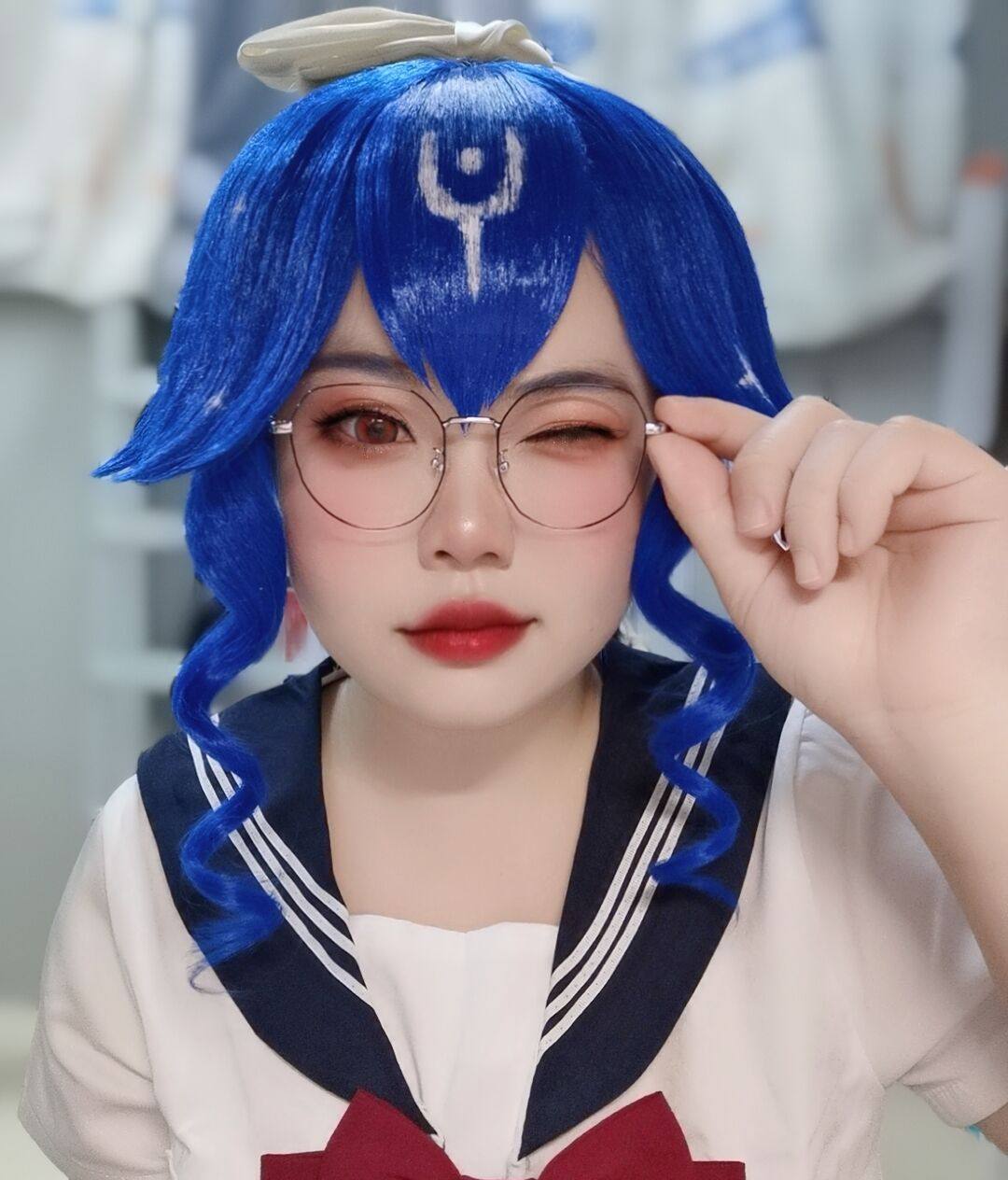 Bao The Whale Doing Cosplay Of Her VTuber Avatar