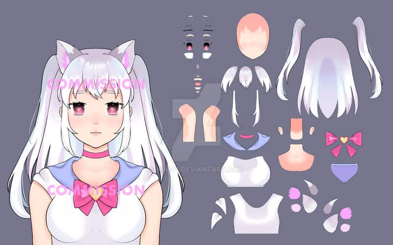 VTuber Model Template