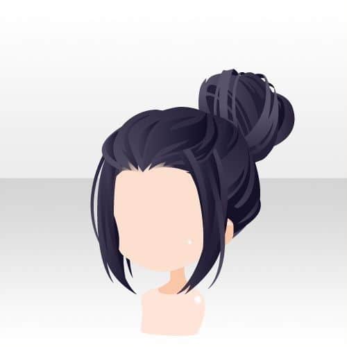 Bun Hairstyle for VTubers