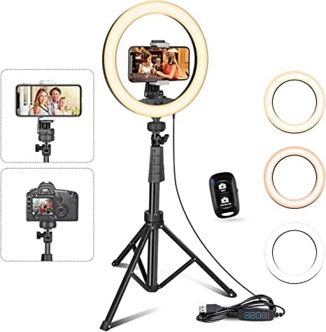Webcam Light Stand for Live Stream