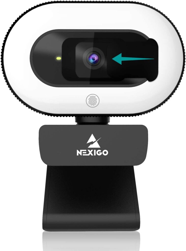 NexiGo N930E: Best Budget Webcam For VTubers With Built-in Ring Light