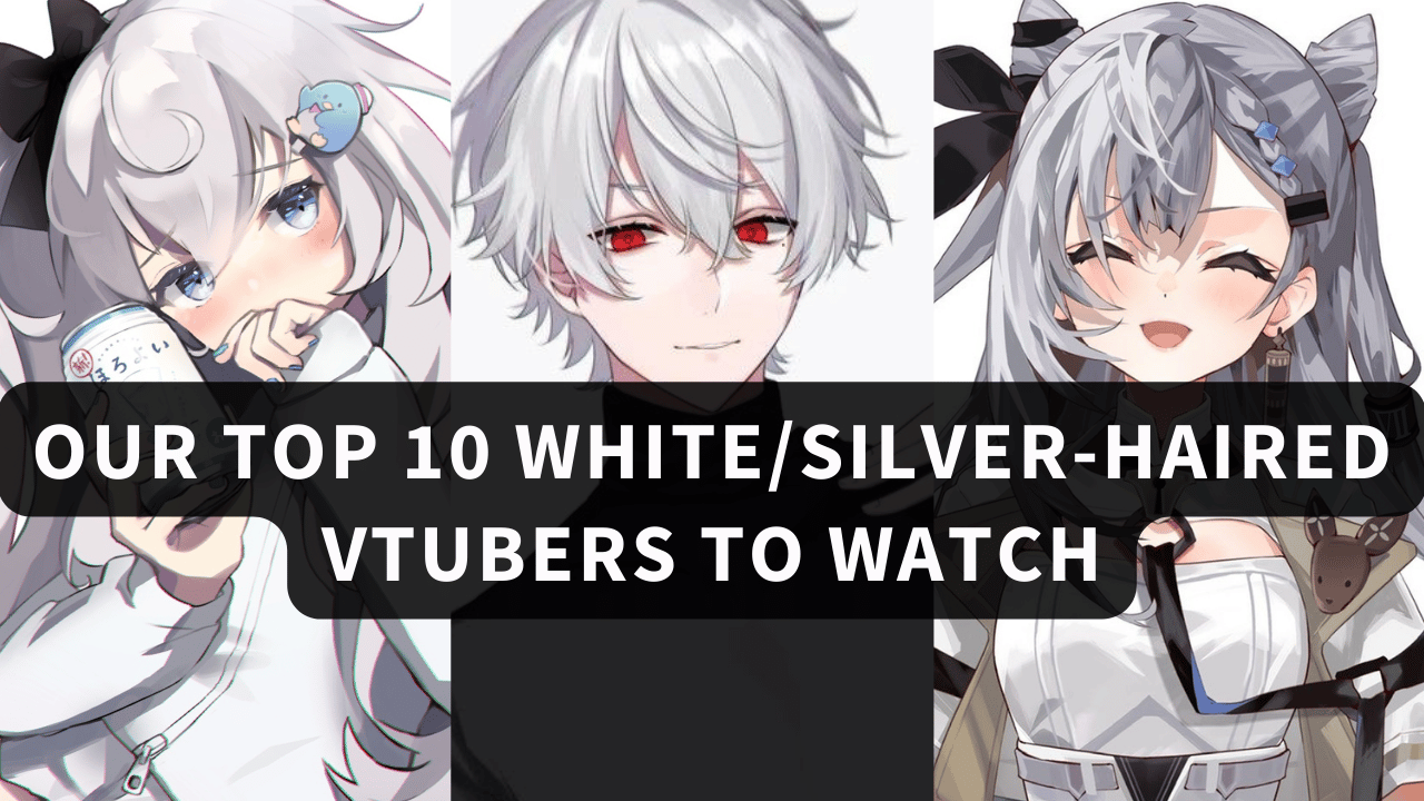 white hair vtuber