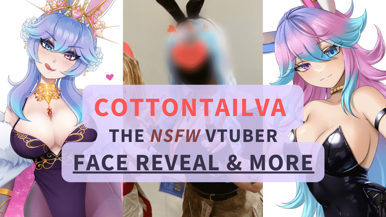 CottontailVA The NSFW VTuber Face Reveal More Dere Project