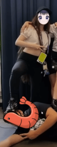 Lily showing off her balance!