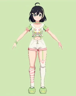 Sachiowo's VTuber model