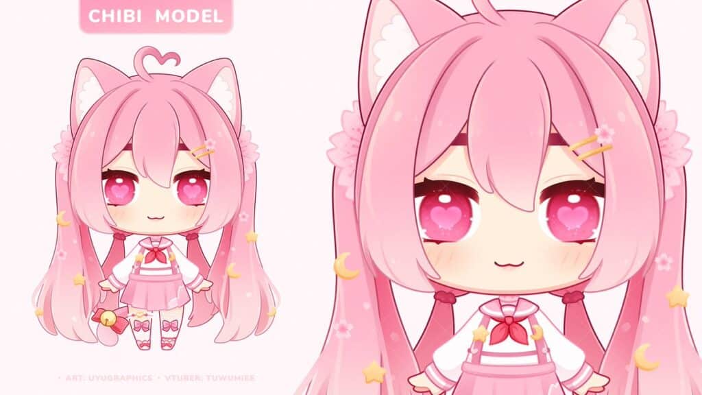 Chibi VTuber model