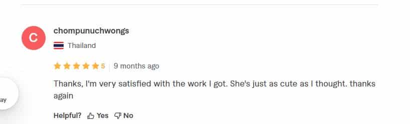 Wallace_vv's reviews on Fiverr