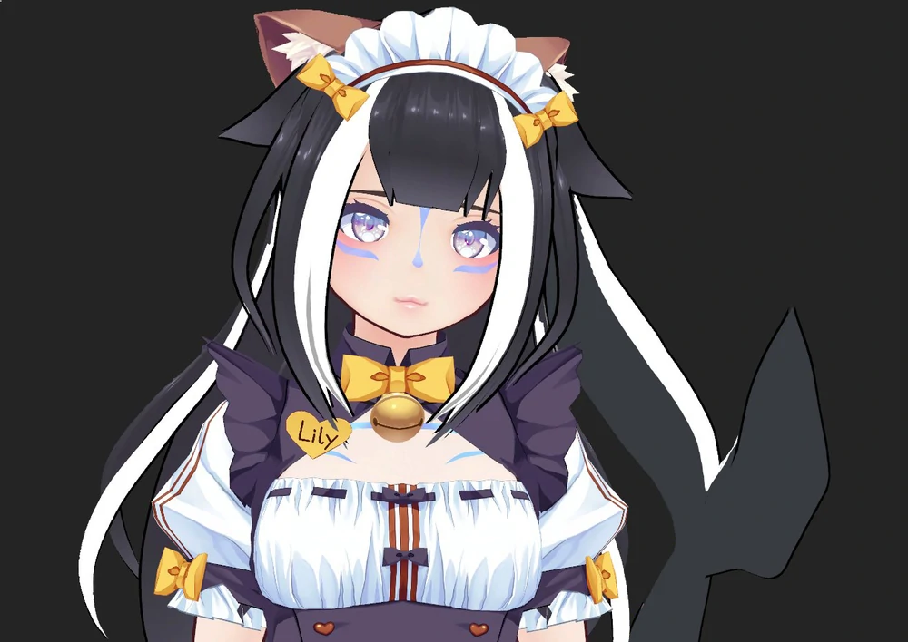 Shylily's VRoid VTuber avatar