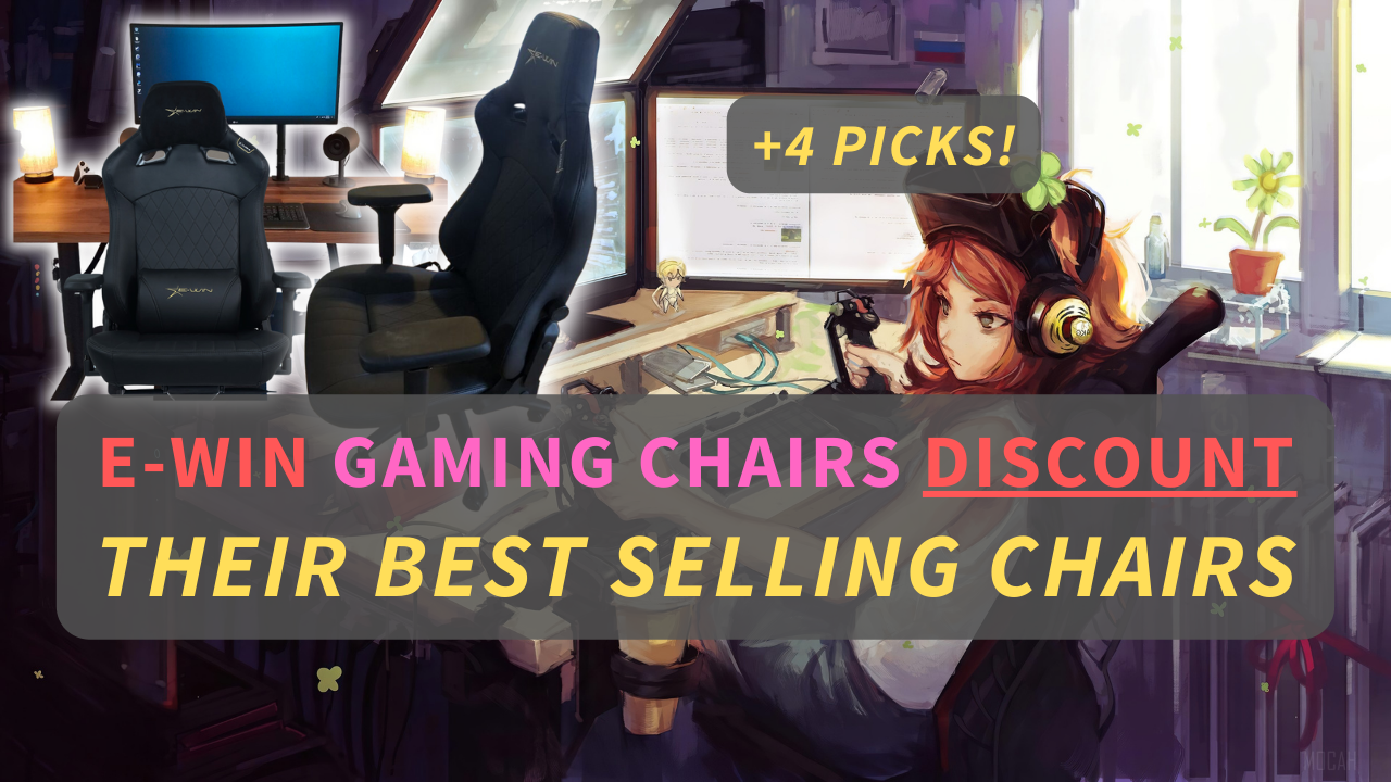 E-WIN Gaming Chair Review [Their 4 Best Selling Chairs Tested]