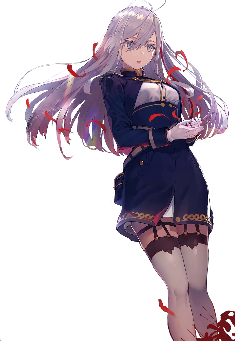 Vladilena Milize Lena the Alba handler from the 86 anime in uniform