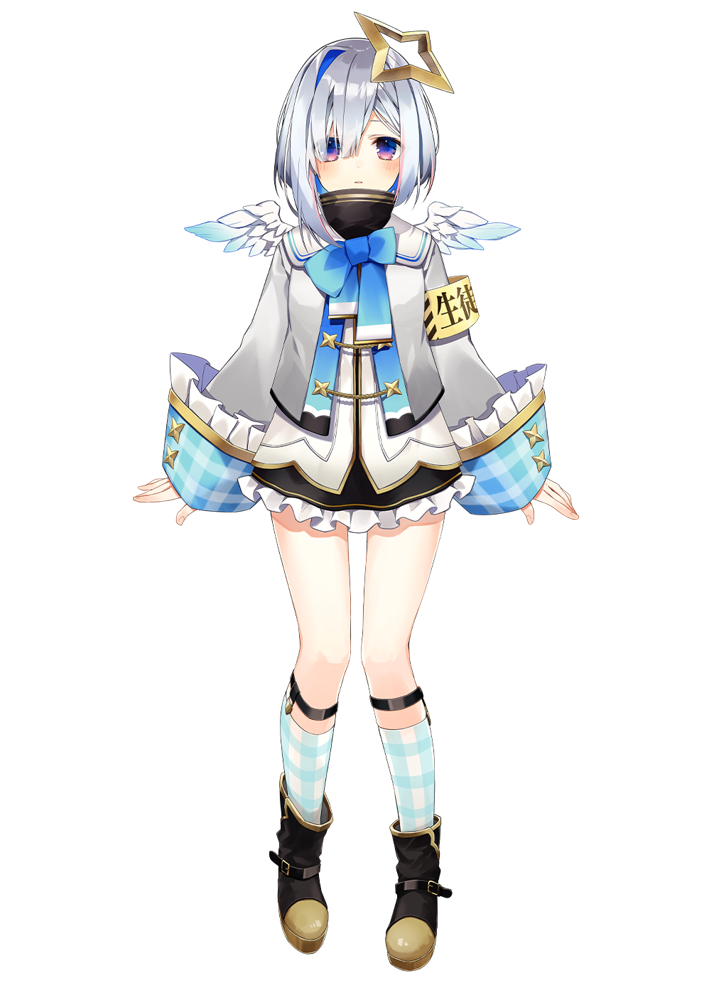 Amane Kanata official angel art, the roommate and best friend behind the Kana-Gorilla nickname
