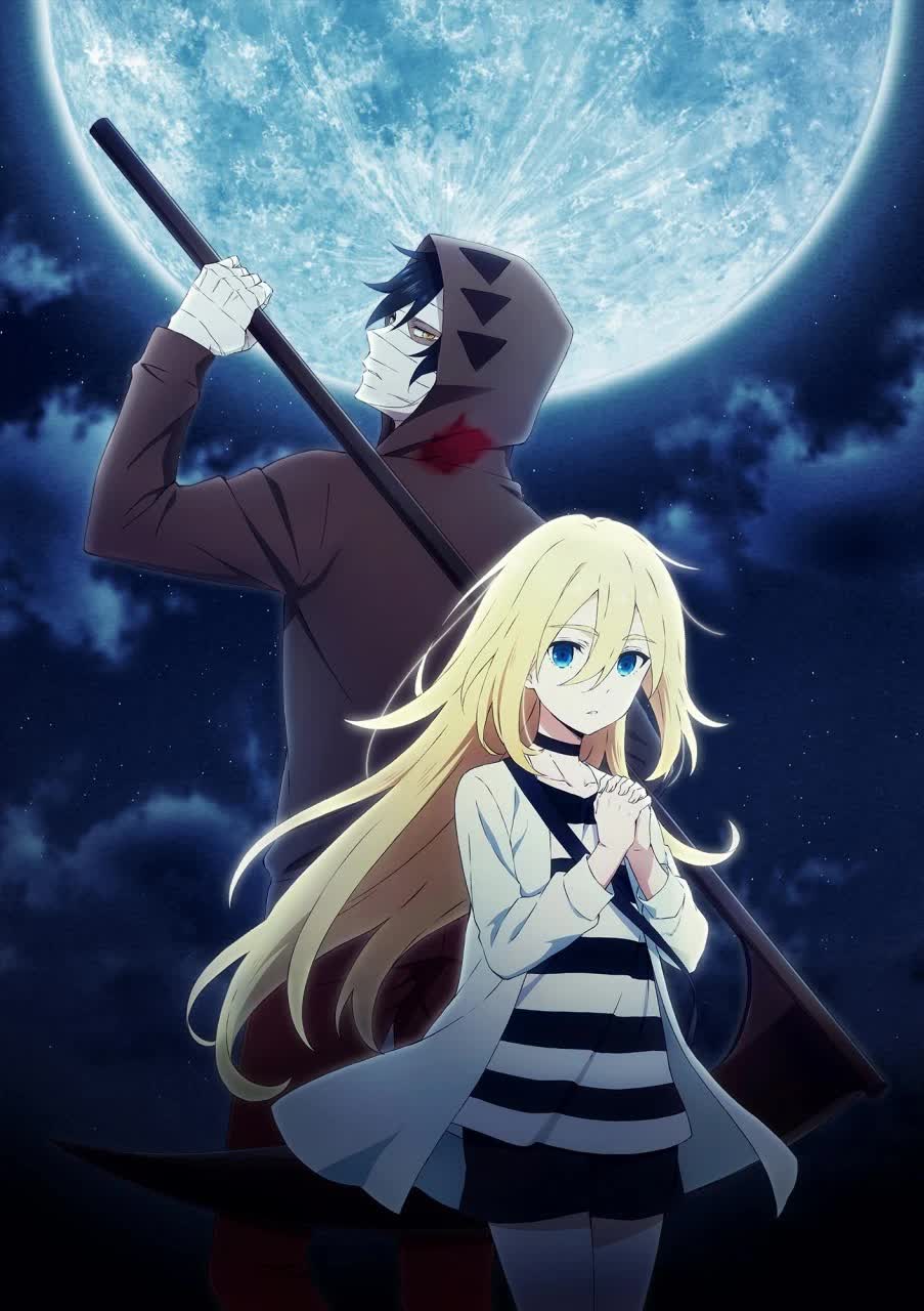 Angel of Death anime Satsuriku no Tenshi official key visual with Rachel and Zack