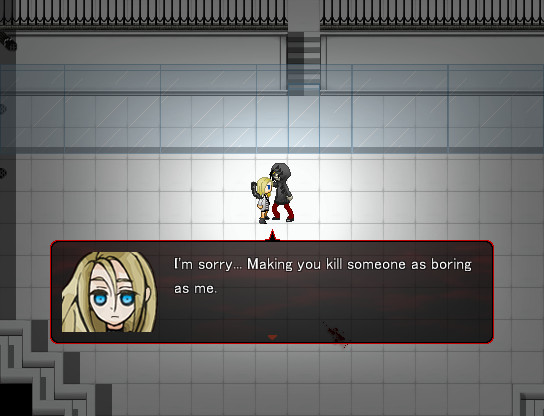 Satsuriku no Tenshi original RPG Maker pixel horror game screenshot