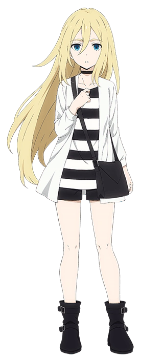 Rachel Gardner blonde 13 year old with empty eyes in Angel of Death anime