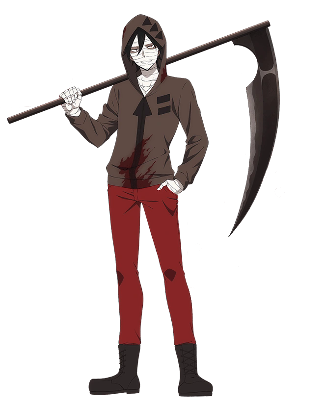 Zack Isaac Foster bandaged killer in Angel of Death anime