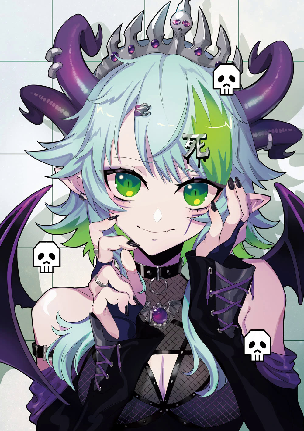 Apricot the Lich as a founding VShojo VTuber before her 2025 departure to go independent