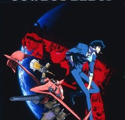 Cowboy Bebop key visual with Spike Spiegel, one of the best 90s anime of all time