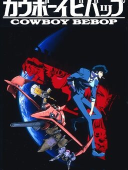 Cowboy Bebop key visual with Spike Spiegel, one of the best 90s anime of all time