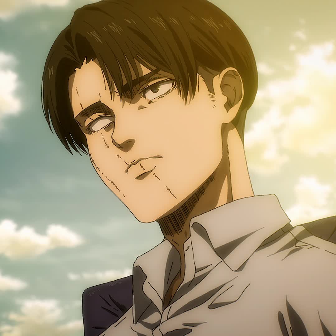 Attack on Titan action anime image of Levi Ackerman the Survey Corps captain