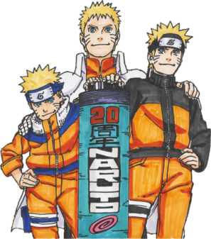 Naruto Uzumaki mid speech in Naruto, one of the most iconic anime quote scenes