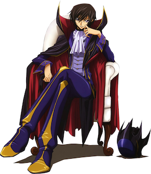 Lelouch vi Britannia in Code Geass, source of famous anime villain quotes