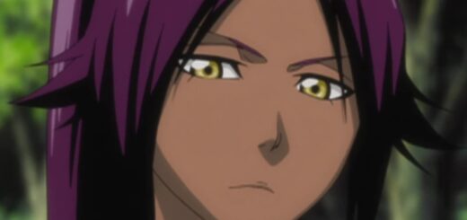 Yoruichi Shihouin from Bleach, one of the best Black anime characters