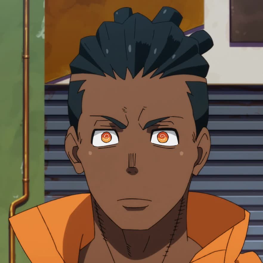 Ogun Montgomery using his pyrokinetic power in Fire Force
