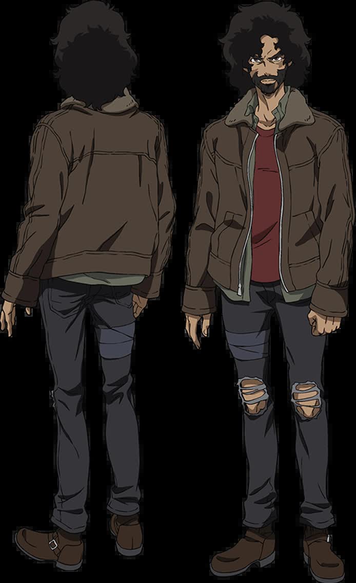 An older weary Joe in Nomad Megalo Box 2, the sequel boxing anime