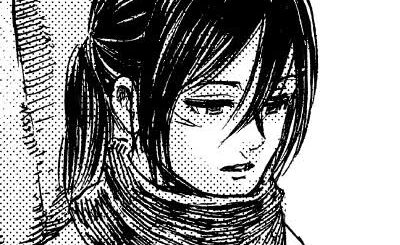Mikasa Ackerman in her red scarf, one of the most popular female anime characters ever ranked