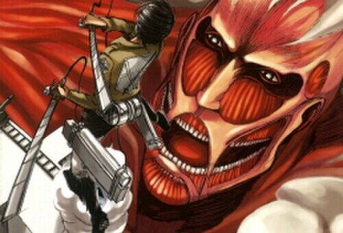 Eren Yeager on the cover of the Attack on Titan manga