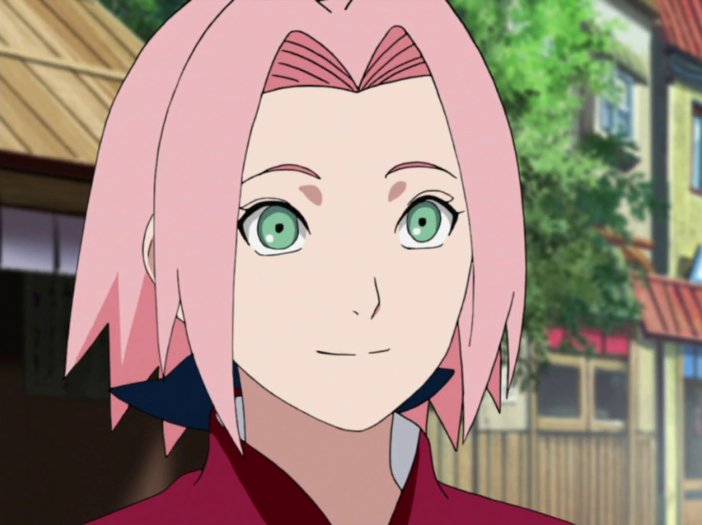 Sakura Haruno pink hair Naruto Leaf Village headband