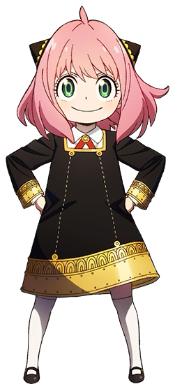 Anya Forger pink hair Spy x Family anime