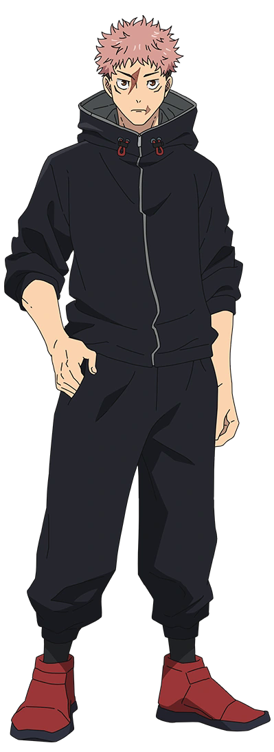 Yuji Itadori pink hair anime guy Jujutsu Kaisen