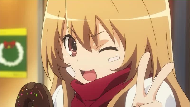 Taiga Aisaka the Palmtop Tiger from Toradora anime, the definitive tsundere character