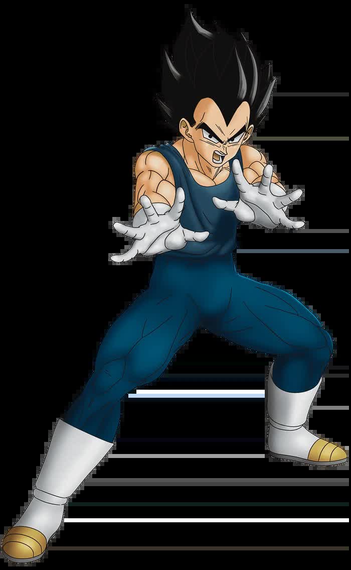 Vegeta the Saiyan prince from Dragon Ball Z, the most iconic male tsundere