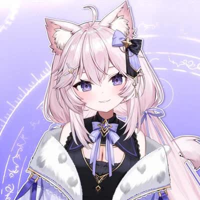 Nyanners VShojo VTuber official model art from her Western VTubing era