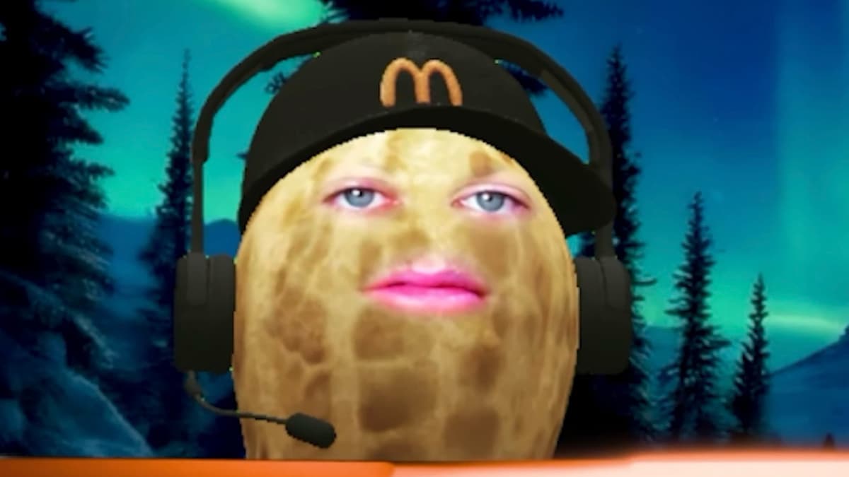 The Burnt Peanut VTuber, the motion captured 3D peanut avatar used by the top Twitch streamer.