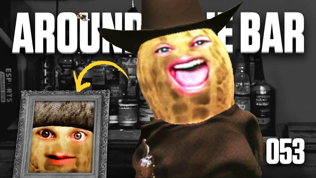 The peanut VTuber on the Around The Bar podcast telling the story about his avatar software crashing mid stream.
