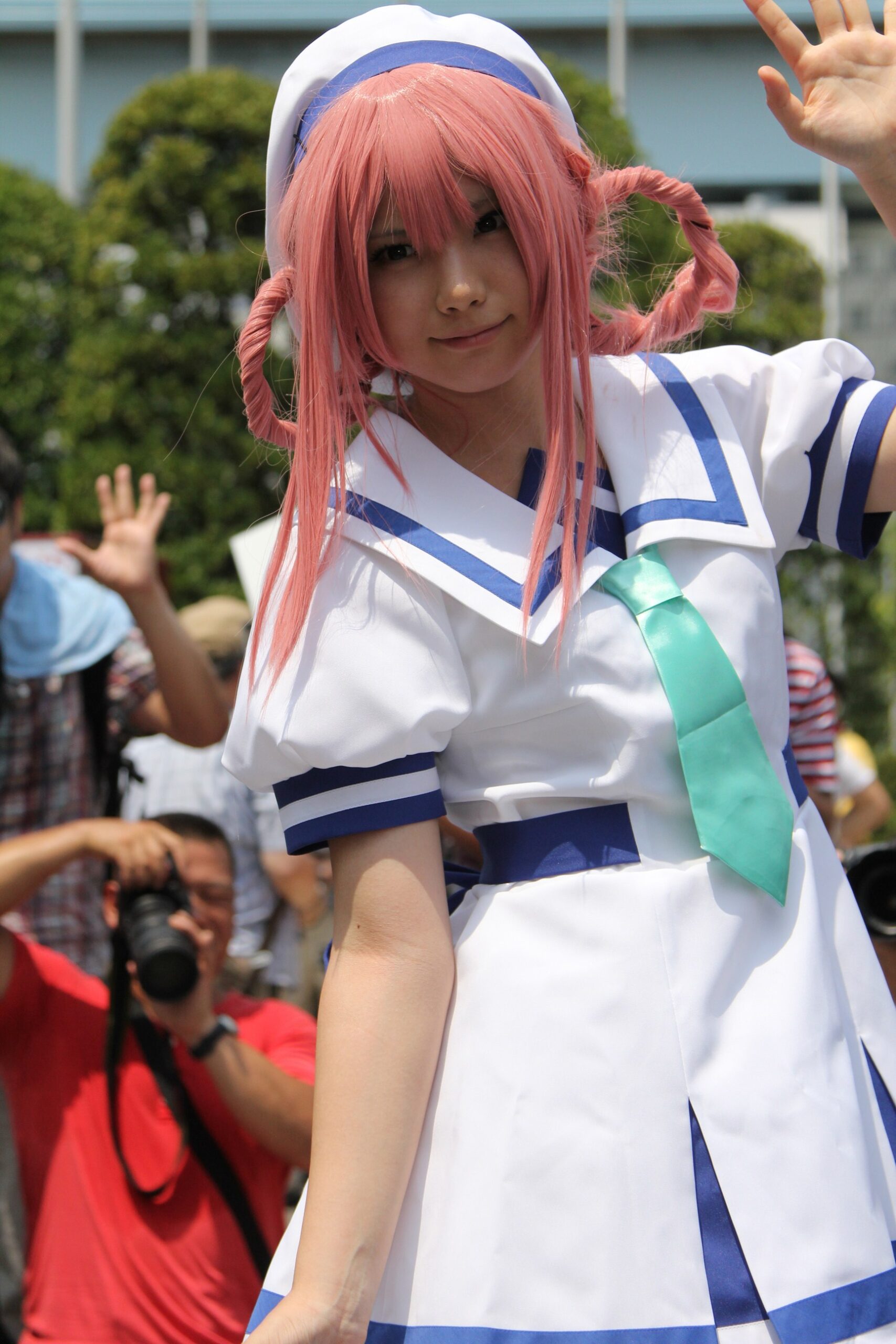 Enako, Japan's most famous professional cosplayer, posing in costume at Comic Market.