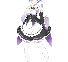 Rem the blue haired maid from Re:Zero