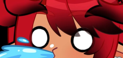 Cypress VTuber blood demon Live2D model portrait
