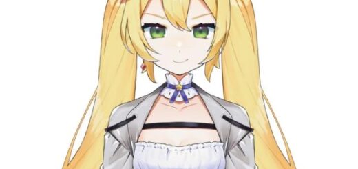 Dokibird indie VTuber 2D model, a mischievous bird girl, shown in her current comeback design