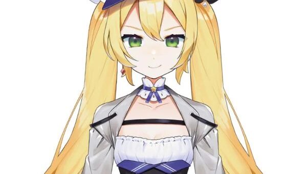 Dokibird indie VTuber 2D model, a mischievous bird girl, shown in her current comeback design