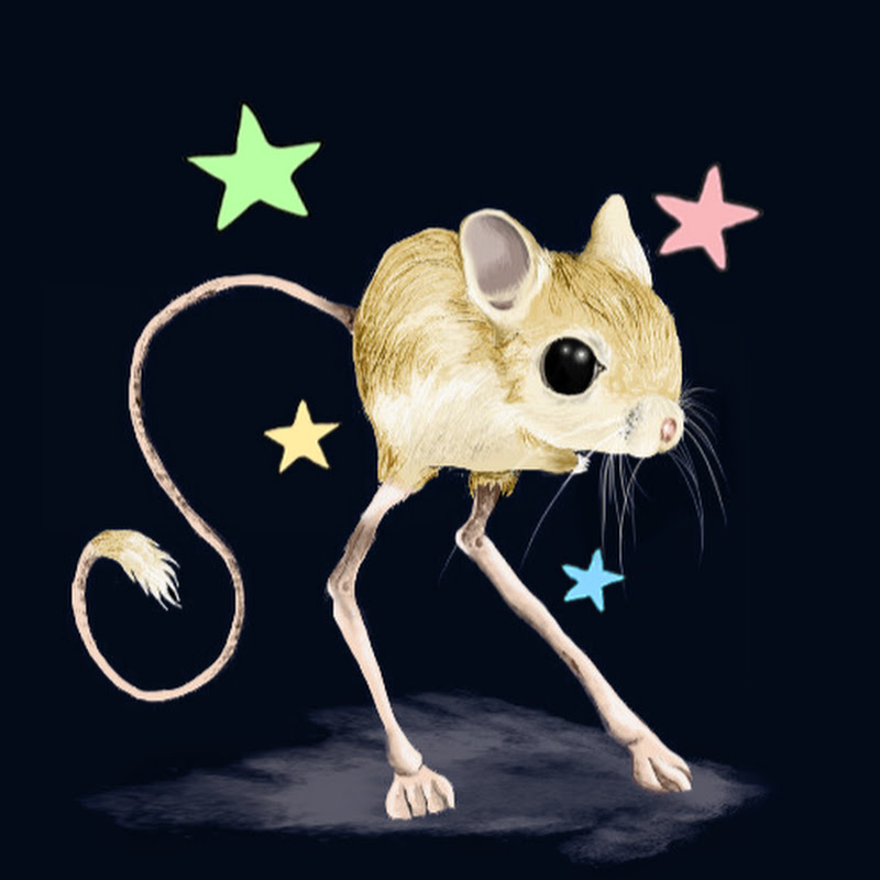 Dooby VTuber dooby3D jerboa desert mouse official channel avatar with pastel stars
