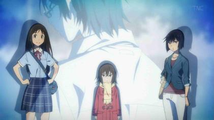 Erased main characters promotional image