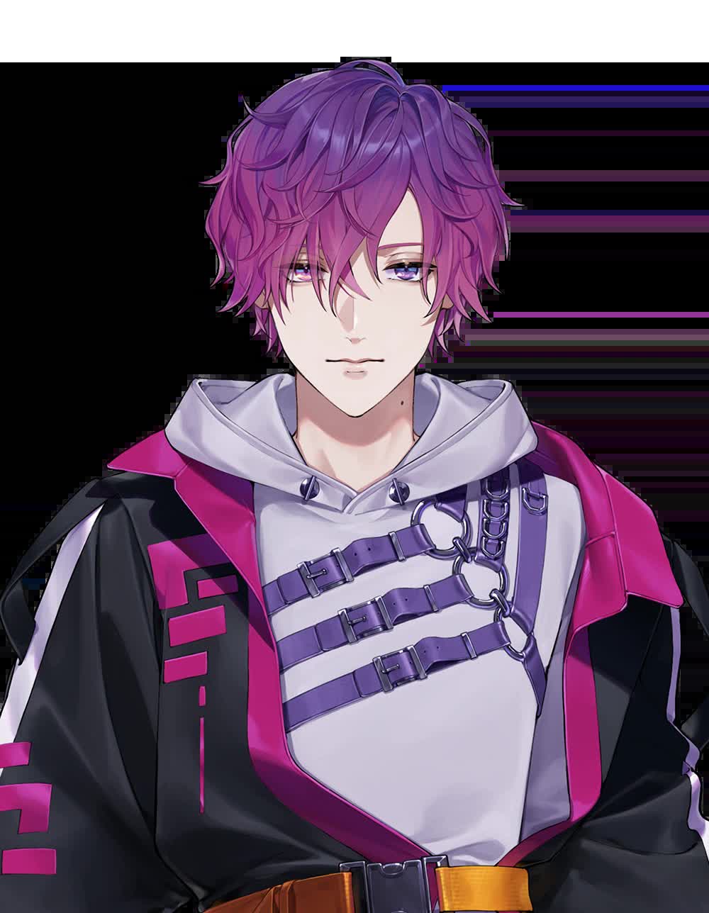 Uki Violeta femboy VTuber official Nijisanji EN model