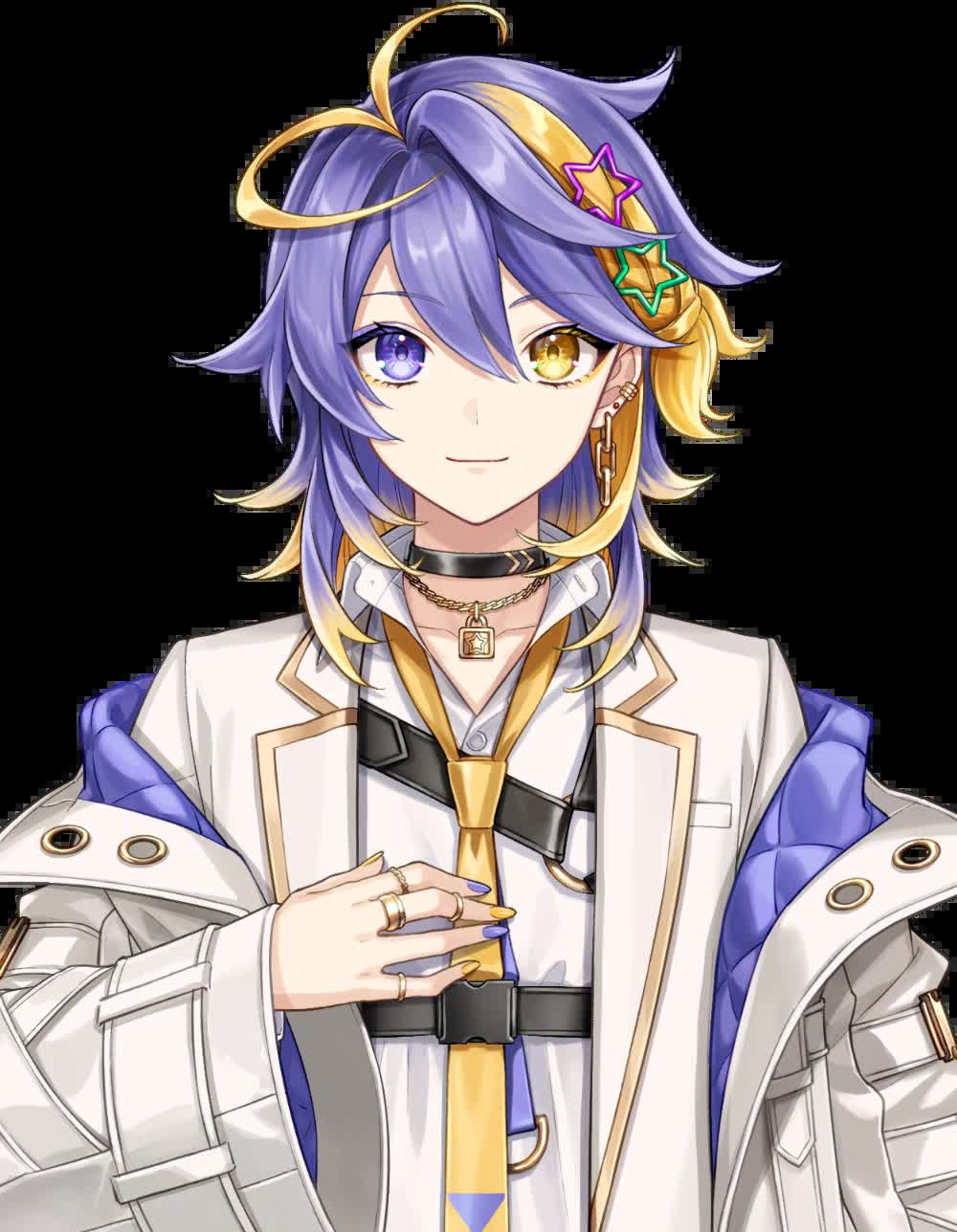 Aster Arcadia star themed VTuber male model from Nijisanji EN ILUNA