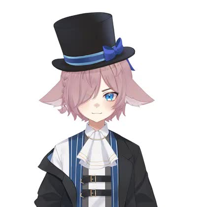 Kitsen fennec fox femboy VTuber rising indie streamer model