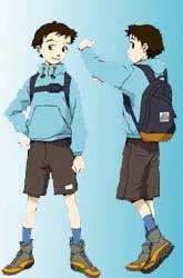 Naota Nandaba the twelve year old boy from FLCL character reference