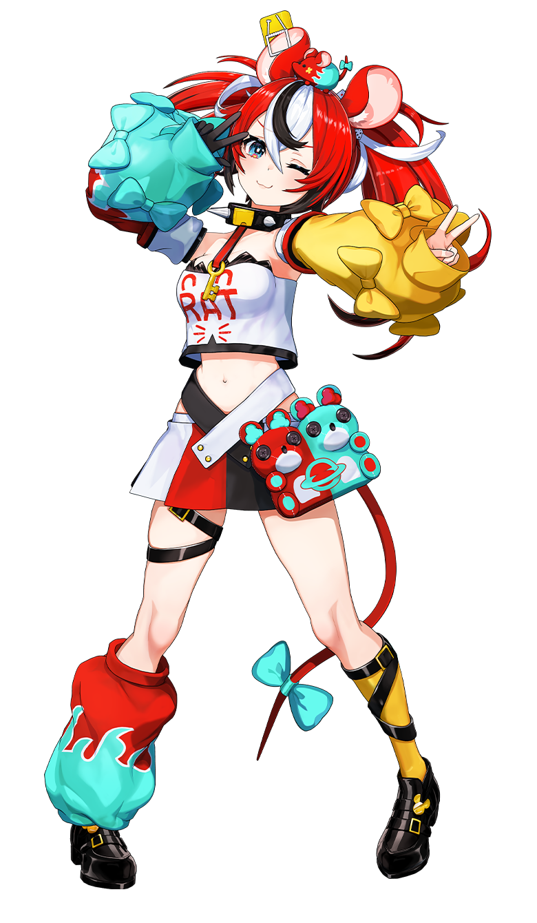 Hakos Baelz Hololive Council VTuber model, the Chairperson and embodiment of Chaos